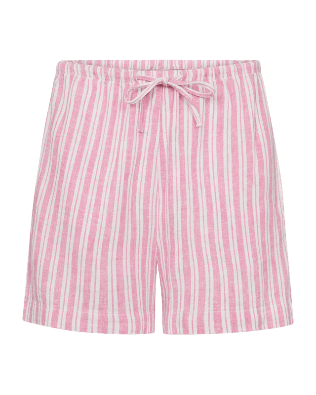 Freequent Fqlava Shorts  Stripete Linshorts Rosa