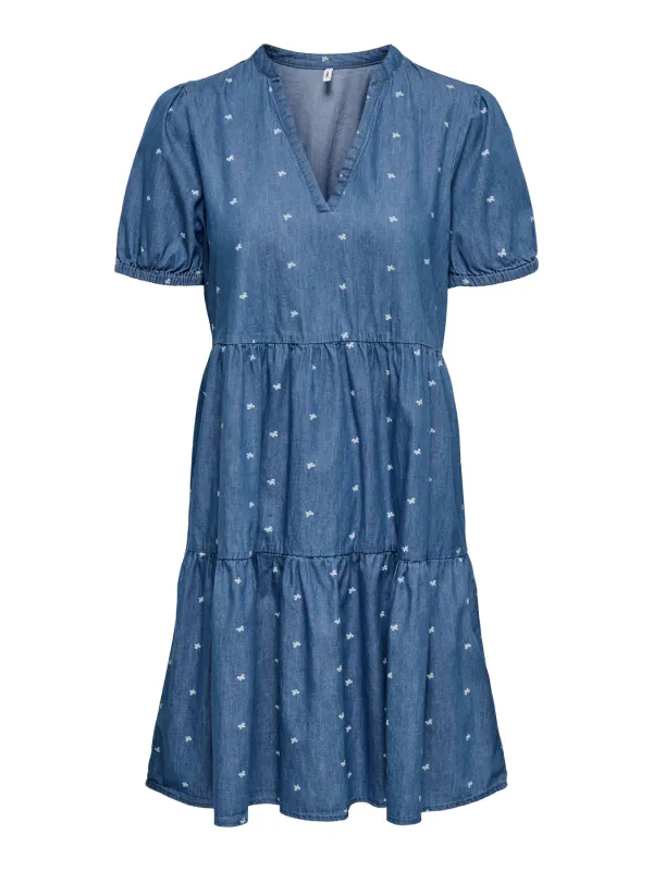 Only Nova Azure Denimkjole 