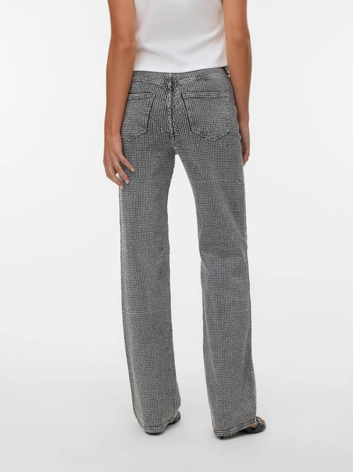 Hovedbilde Vmtessa Wide Jeans Rhinestone Grå 32