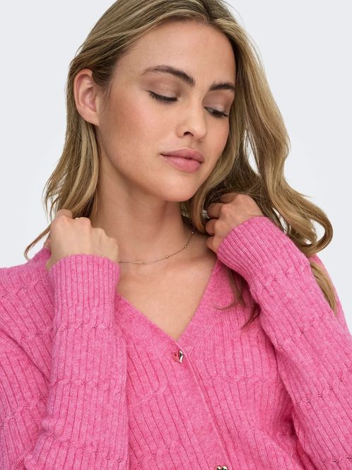 Hovedbilde Only Onlkatia Cardigan Rosa Strikket