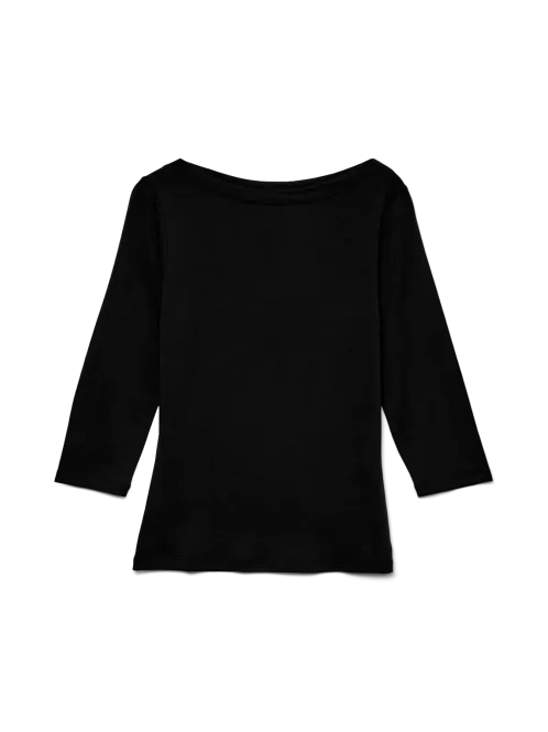 Hovedbilde Vero Moda Vmpanda Myk Basic Topp i Modal Svart