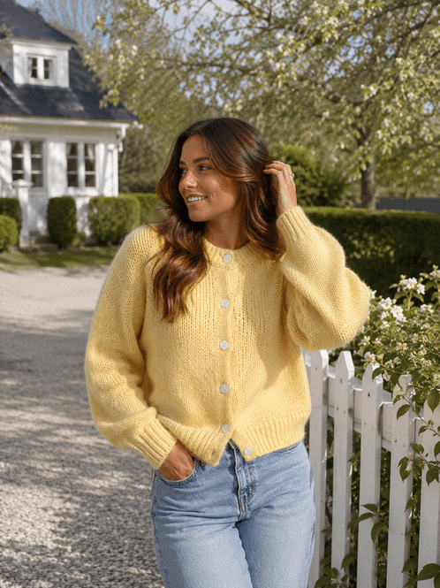 Hovedbilde Vero Moda Vmwilo Cardigan Gul