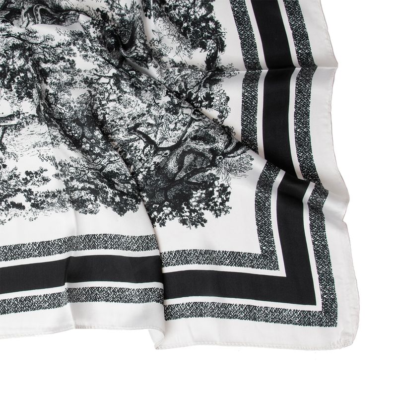 Skjerf Black/Offwhite Mix