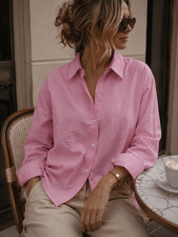 Only Onlzazima Loose Skjorte Rosa