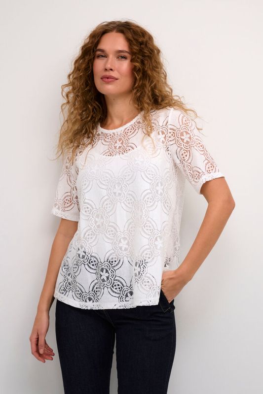 Cuhenriette Olu Blouse Spring Gardenia