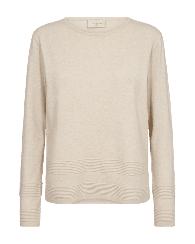 Fqflow Pullover Moonebeam Melange 
