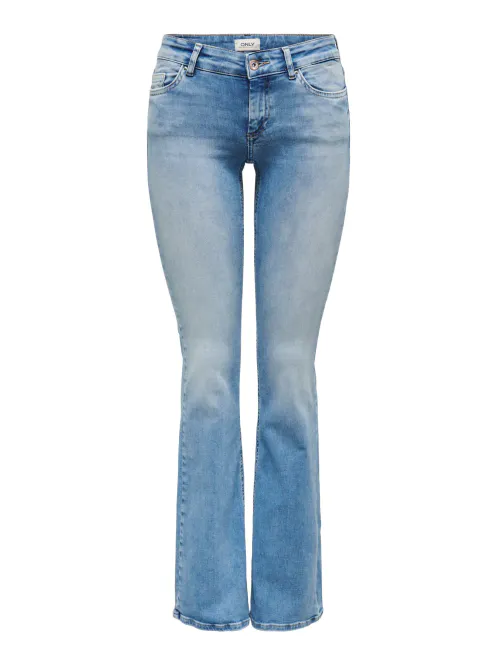 Hovedbilde Only Onlblush Low Waist Flared Jeans Lys Denim 32