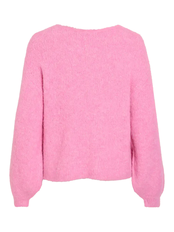 Vila Vimarley Strikkegenser Knall Rosa