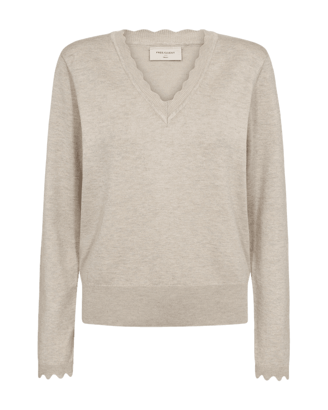 Fqkatie Pullover Moonbeam Melange