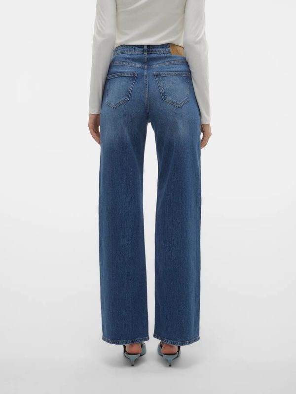 Vero Moda Vmtessa High Waist Wide Jeans 30 Light Blue