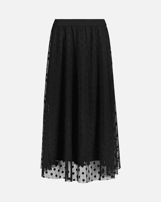 Dixie Dots Skirt Black