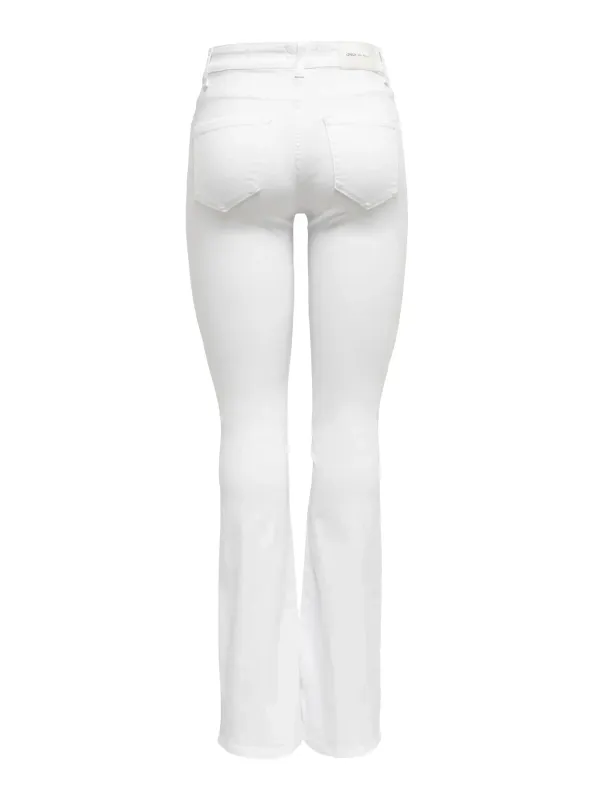 Only Blush Flared Jeans Hvit 30