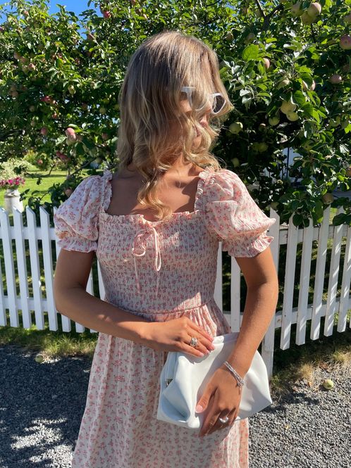 Hovedbilde Vila Vistepa Midi Kjole Småblomster Rosa