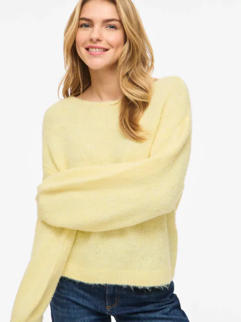 Hovedbilde Vila Marly Strikkegenser Gul