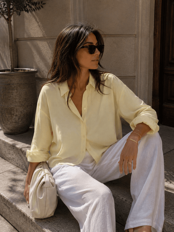 Vero Moda Vmmelaney Skjorte Gul
